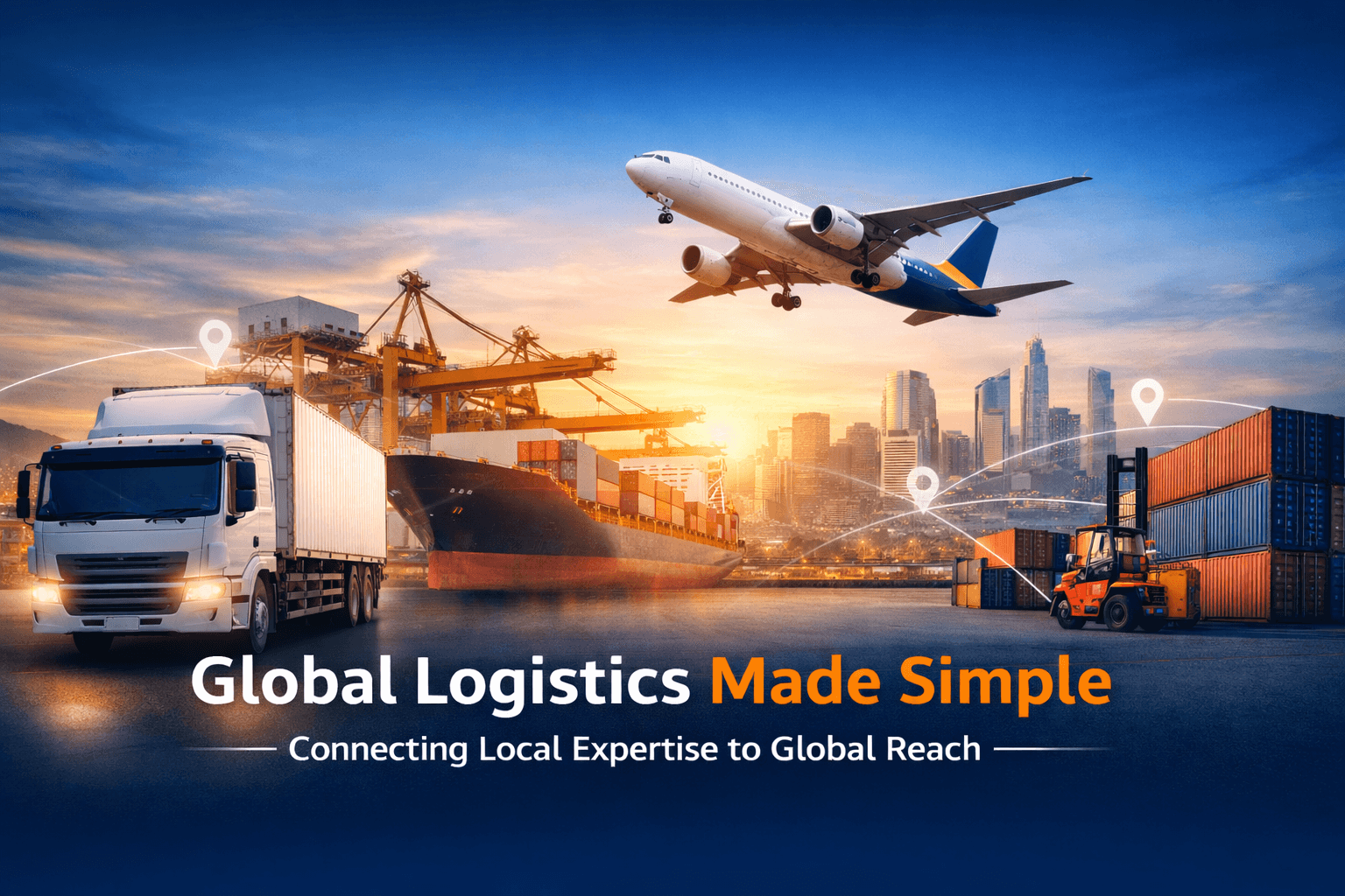 Illustration for article: Global Logistics Made Simple: How Maxline Global Moves Businesses Forward