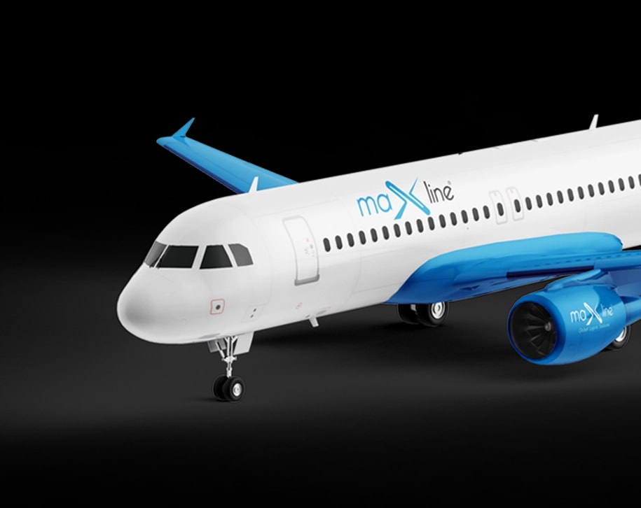 Maxline Global's air freight services with a cargo aircraft in action